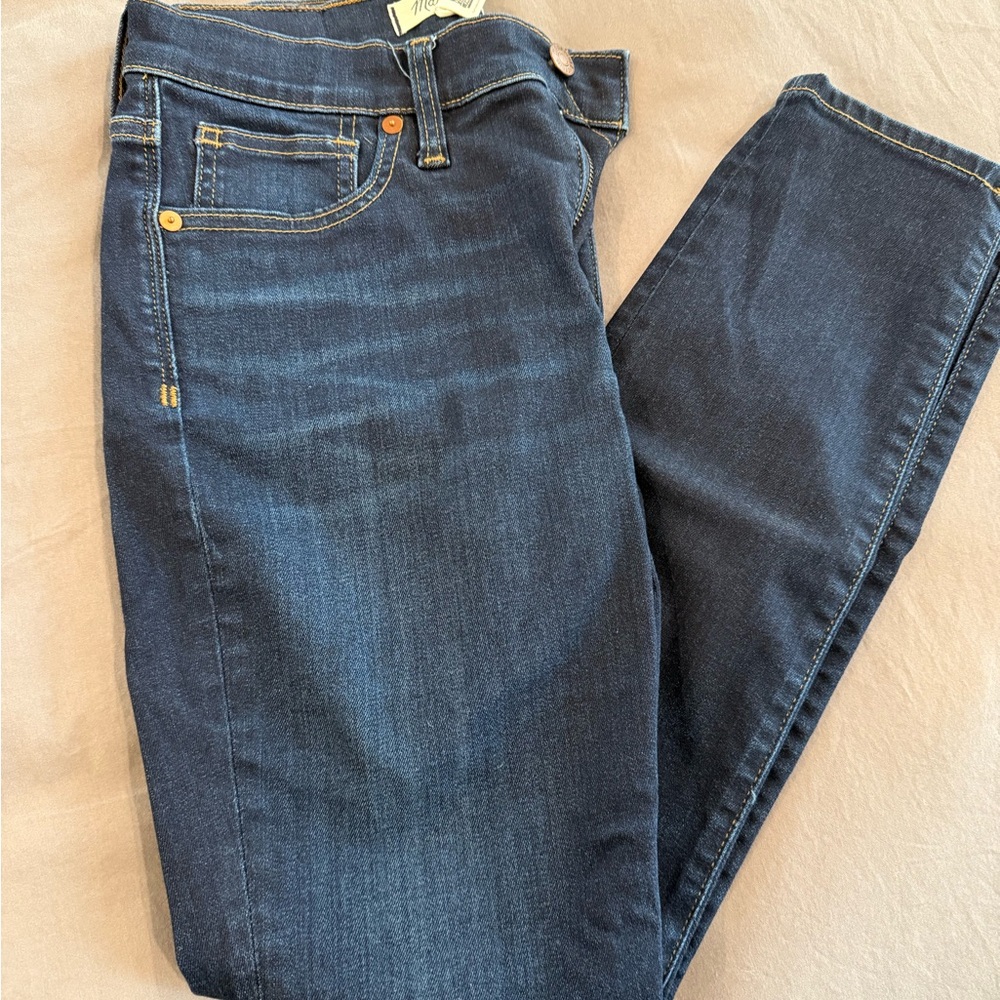 Madewell Dark Blue Skinny Jeans